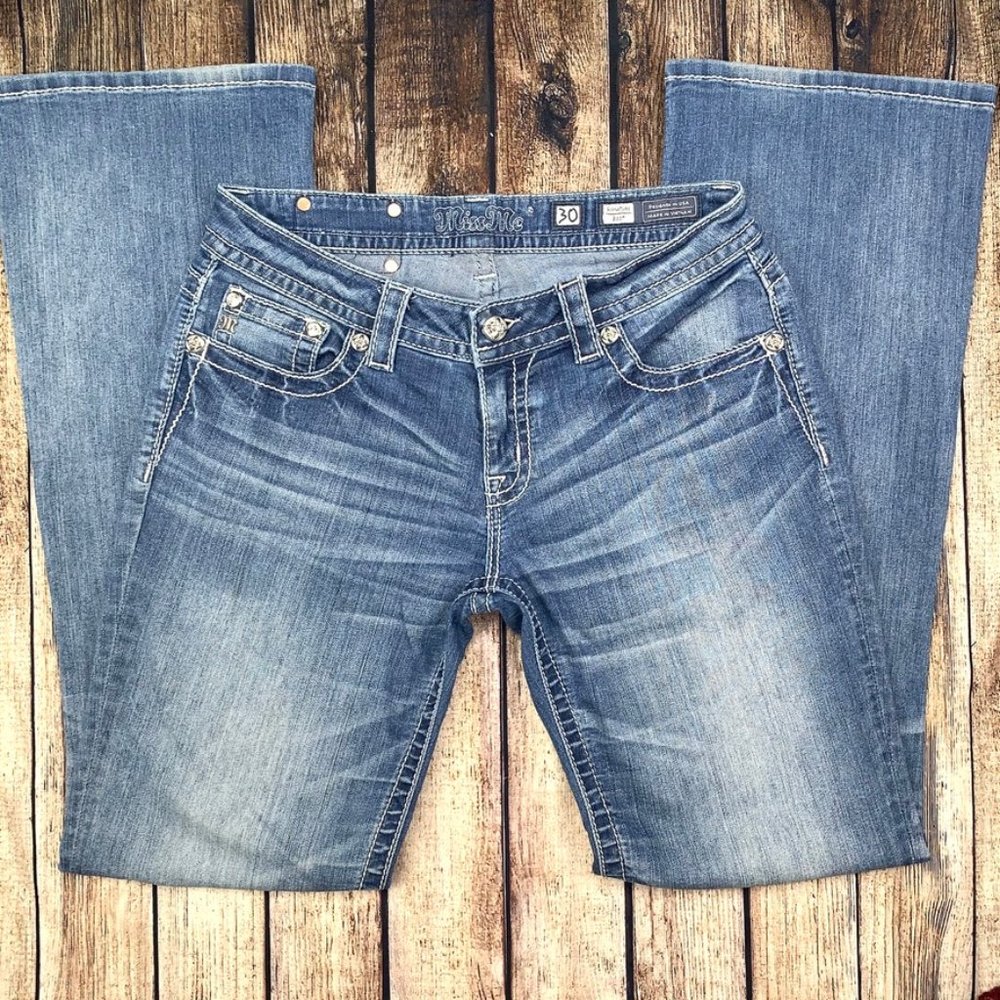 🚫SOLD! 👖|•MISS ME•| Signature Boot Jeans 30x33 L - Picture 6 of 8